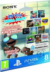 Сборник игр 10 в 1 для детей + Карта памяти 8 Гб (PS VITA MEMORY CARD)