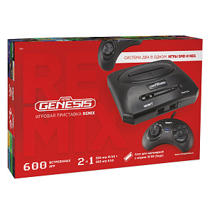 

Retro Genesis Remix Wireless (8+16Bit) + 600 игр
