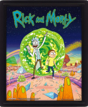 3D-постер Rick and Morty – Portal (EPPL71251)