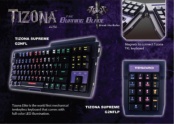 Клавиатура Tesoro Tizona Black + Numpad