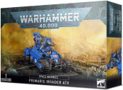 Warhammer 40 000 (Вархаммер 40 000): миниатюра Космодесанта (Space Marines) – Примарис Захватчик ATV (Primaris Invader ATV), арт. 48-50