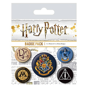 

Значки Pyramid: Harry Potter – Hogwarts (5 шт) (BP80485)