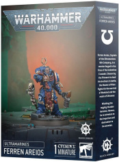 Warhammer 40 000 (Вархаммер 40 000): миниатюры Ультрамаринов (Ultramarines) – Феррен Арейос (Ferrin Areios), арт. 55-37