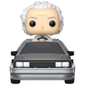 Фигурка Funko POP Rides: Back to the Future 40th – Doc Brown with Time Machine (133) (86449)
