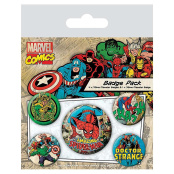 Набор значков Marvel Comics – Человек-паук (BP80452) (5 шт.)