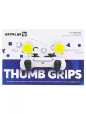 Накладки Artplays Thumb Grips для геймпада PS5 DualSense (2 шт.) (желтые)