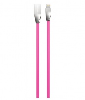 Дата-кабель Red Line SMART HIGH SPEED USB - 8 - pin для Apple, розовый