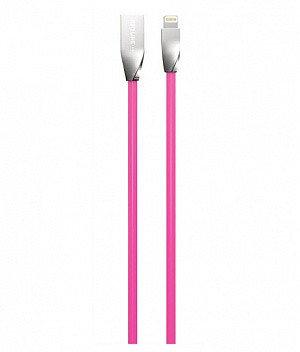 

Дата-кабель Red Line SMART HIGH SPEED USB - 8 - pin для Apple, розовый