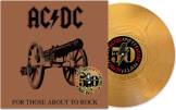 Виниловая пластинка AC/DC – For Those About To Rock We Salute You [50th Anniversary] [Gold Nugget Vinyl] (LP)