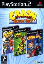 Crash Bandicoot Action Pack (Nitro Kart + Twinsanity + Tag Team Racing) (PS2)