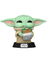 Фигурка Funko POP Star Wars: Movies & Games – Grogu with Food Bobble-Head (841) (90821)