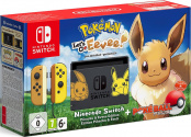 Игровая консоль Nintendo Switch (желтый / бежевый) + игра Pokemon: Let's Go, Eevee! + аксессуар PokeBall Plus