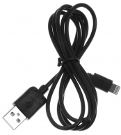 Дата-кабель Red Line USB - 8 - pin для Apple (2 метра), черный