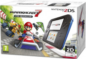 Игровая Приставка Nintendo 2DS (синий + черный) + Игра Mario Kart 7 / 2DS HW BLACK+PRE MK7 EUA