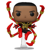 Фигурка Funko POP Marvel Comics: Miles Morales Iron Spider Chase Bobble-Head ONLY Chase (1448) (9,5 см)