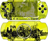 Наклейка PSP 3000 Желтый город (PSP)