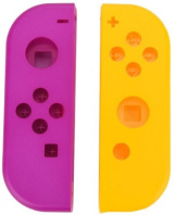 Силиконовые чехлы для 2-х контроллеров Joy-Con (розовый + желтый)