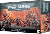 Warhammer 40 000 (Вархаммер 40 000): миниатюры Пожирателей Миров (World Eaters) – Берсерки Кхорна (Khorne Berzerkers), набор, арт. 43-10