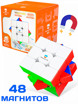 

Магнитный Кубик Рубика 3х3 – Monster Go V3 EDU GAN (MG3-M-EDU) (2024)
