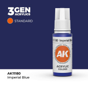 Краска AK Interactive Imperial Blue, 17 мл (AK11180)