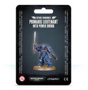 Warhammer 40 000 (Вархаммер 40 000): миниатюра Космодесанта (Space Marines) — Лейтенант Примарис с силовым мечом (Primaris Lieutenant with Power Sword), арт. 48-84