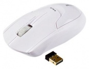 Мышь E-Blue AIR-FINDER Беспроводная, белая, Red сенсор, 1480 DPI, USB (EMS117WH)(40)