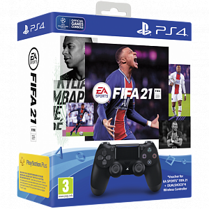 

Геймпад Sony DualShock v2 Black для PS4 (CUH-ZCT2EX) + игра FIFA 21