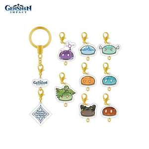 

Набор брелоков miHoYo Genshin Impact 2023: Fontaine Art Exhibit Chibi Expression Ruin Guard