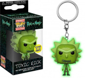 Брелок Funko POP Rick & Morty – Toxic Rick GITD (Exc)