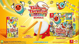 Барабан Taiko no Tatsujin Drum n Fun Controller + игра в комплекте для Nintendo Switch (HAC-AGGXB-EUR) Nintendo