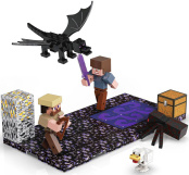Конструктор магнитный Minecraft – Битва в нижнем мире (48 деталей) (MC16796)