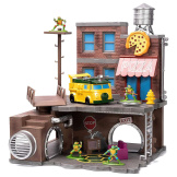 Набор Jada Toys Teenage Mutant Ninja Turtles – Nano Scene with 4 Nano MetalFigs Playset [Nano MetalFigs] (Leonardo + Donatello + Michelangelo + Raphael)