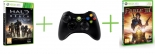 Controller Wireless + Fable III + Halo Reach (Xbox 360)