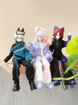 Фигурка шарнирная BJD Unchron Series (4 фигурки)