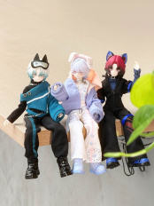 Фигурка шарнирная BJD Unchron Series (4 фигурки)
