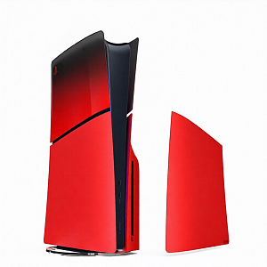 Hyperpop Techno Red – съемные боковые панели для консоли PS5 Slim (с дисководом) Hyperpop Techno Red