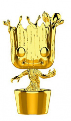 Фигурка Funko POP Bobble. Marvel: The First Ten Years – Groot (Chrome)