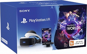 

Шлем виртуальной реальности PS VR + камера + игра VR Worlds