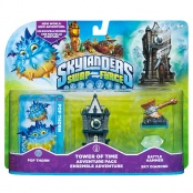 Skylanders Swap Force. Pop Thorn, Tower of Time, Sky Diamond, Battle Hammer