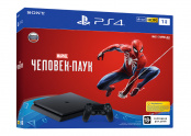 Sony PlayStation 4 1TB Slim (CUH-2108B) + игра Marvel Человек-Паук (Spider-man)