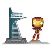 Фигурка Funko POP Town: Marvel Infinity Saga - Avengers Tower &  Iron Man (GW) (Exc) (35) (74582)