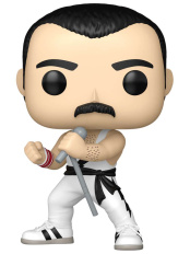 Фигурка Funko POP Rocks: Queen – Freddie Mercury (White Singlet) (496) (75373) (9,9 см)