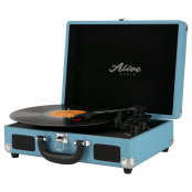 Виниловый проигрыватель Alive Audio Vibe Blue c Bluetooth (MIM-01-BL)