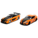 Набор моделей машинок Форсаж / Fast & Furious – Mazda RX-7 + Toyota GR Supra 1:32 (32910)