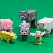 Набор фигурок Minecraft Animal Core pack 6 в1 (4-8 см)