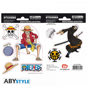 

Наклейки ABYstyle One Piece – Luffy & Law (ABYDCO445)