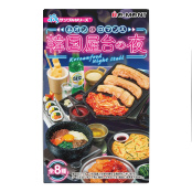 Миниатюры Re-Ment: Neon & Romance – Korean Food Night Stand / Корейская уличная еда, полный набор из 8 миниатюр  (в ассортименте)
