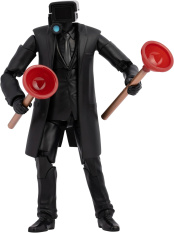 Фигурка Collectible Figure Skibidi Toilet Deluxe – Plungerman (15 см)