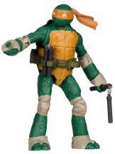 Фигурка McFarlane Toy: Teenage Mutant Ninja Turtles (IDW Comics) – Michelangelo 5" [Page Punchers, Wave 2] + комикс (11347)