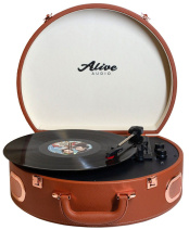 Виниловый проигрыватель Alive Audio: Movie French chocolate c Bluetooth (MVI-05-FC)